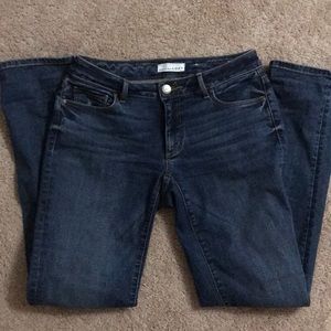 LOFT Curvy Straight Jeans